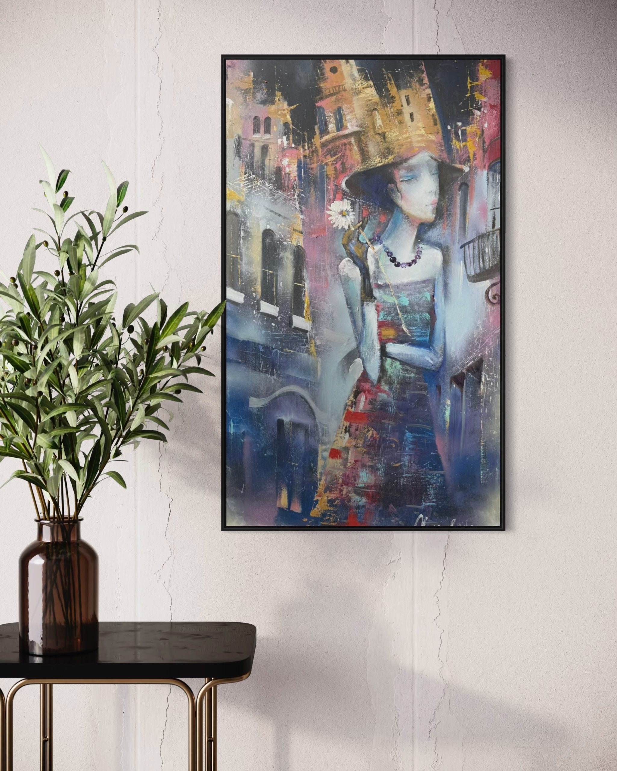 Vakaro vilionės, 100x60
