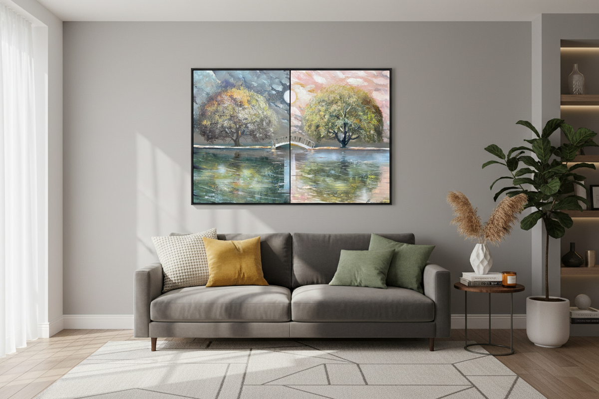Riba, 120x80 (diptikas)