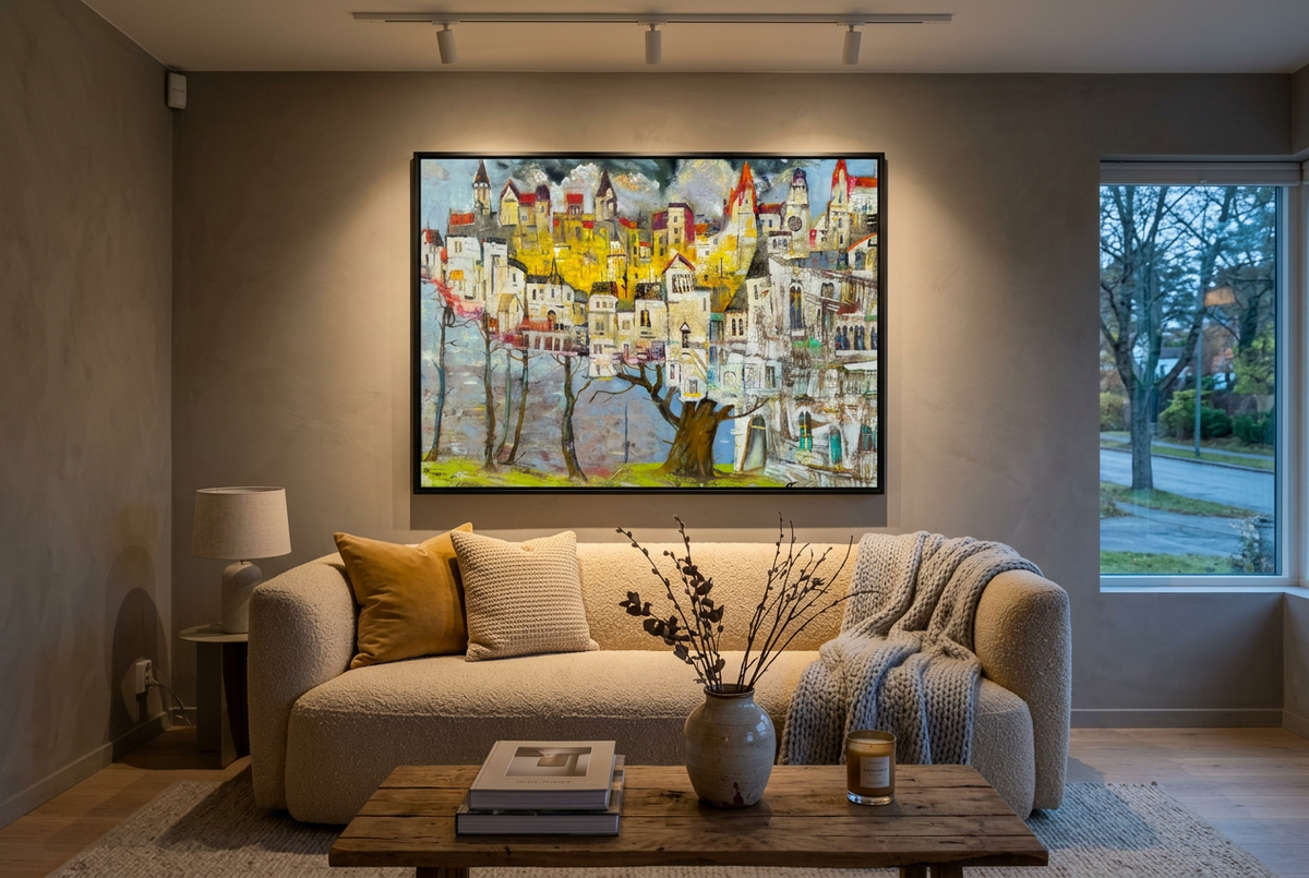 Augantis miestas, 120x80