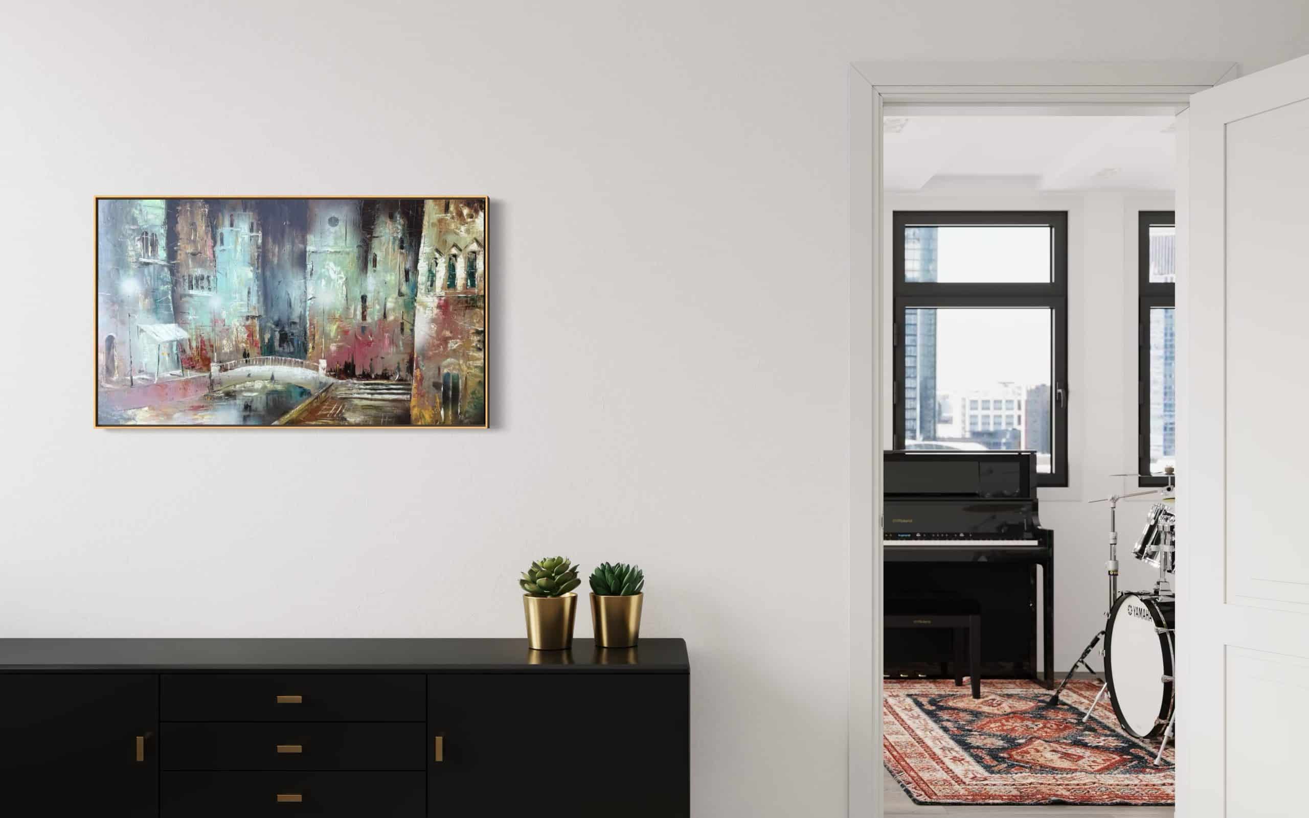 Pasimatymas ant tilto, 100x60