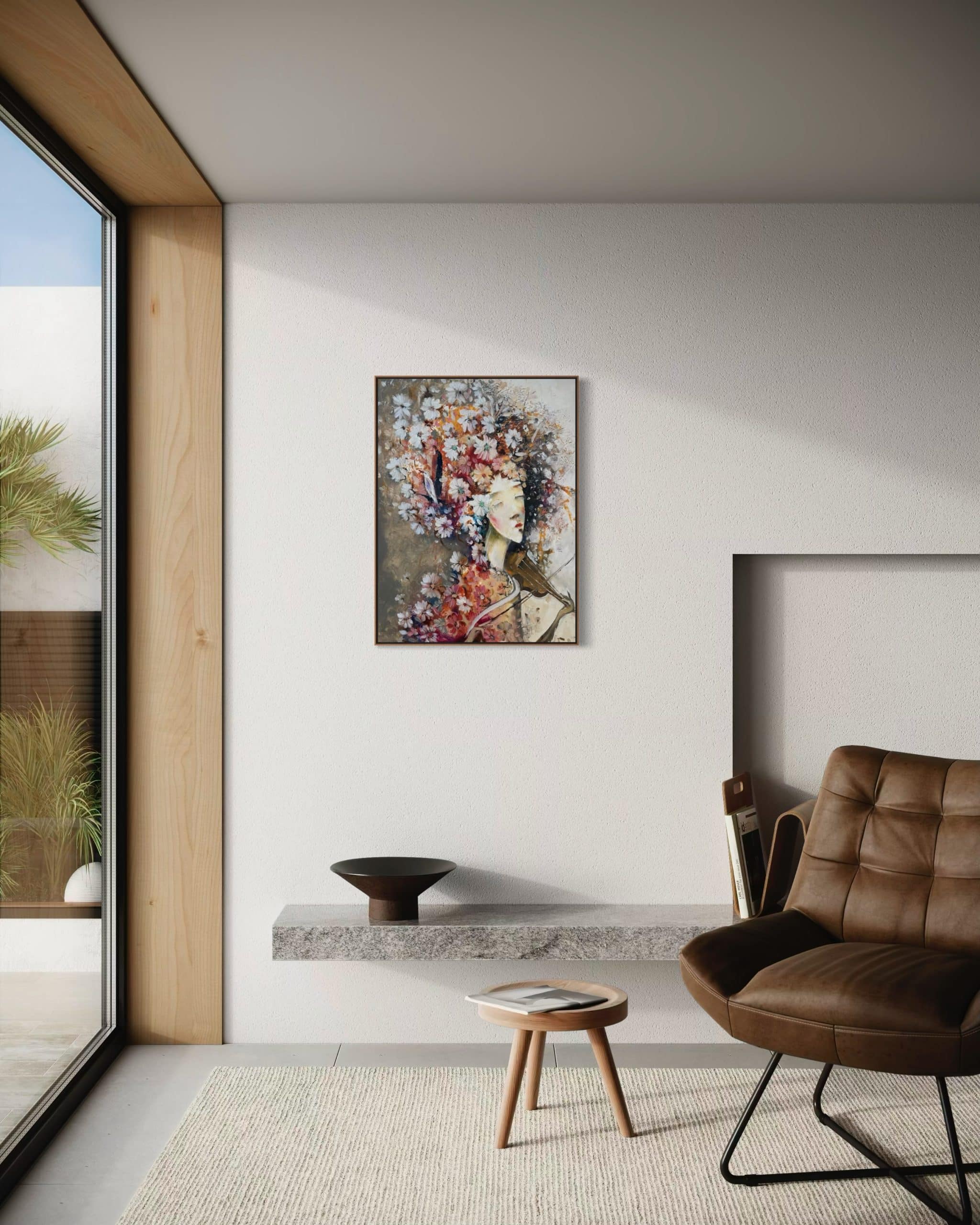 Paukštis giesmininkas, 80x60