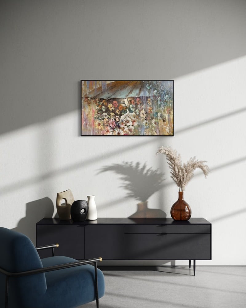 Gėlių lietus, 100x60