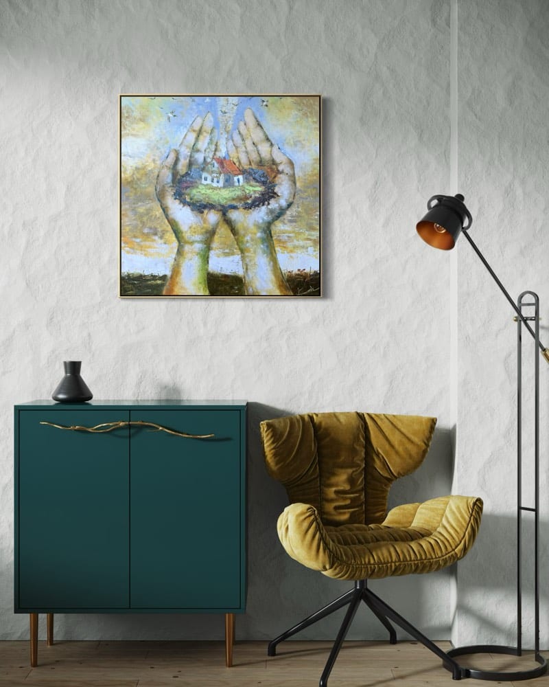 Rankų šiluma, 75x75