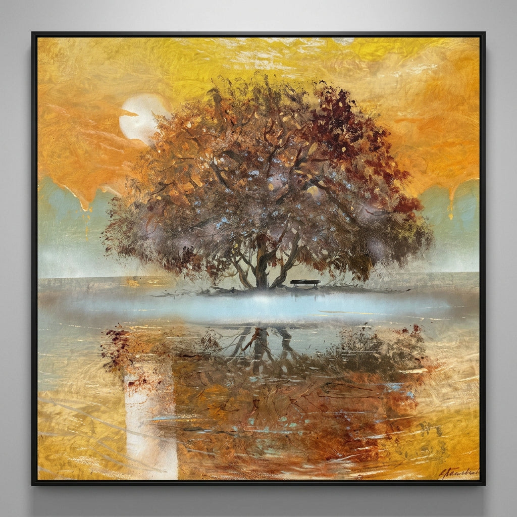 Balta vasaros saulė, 90x90