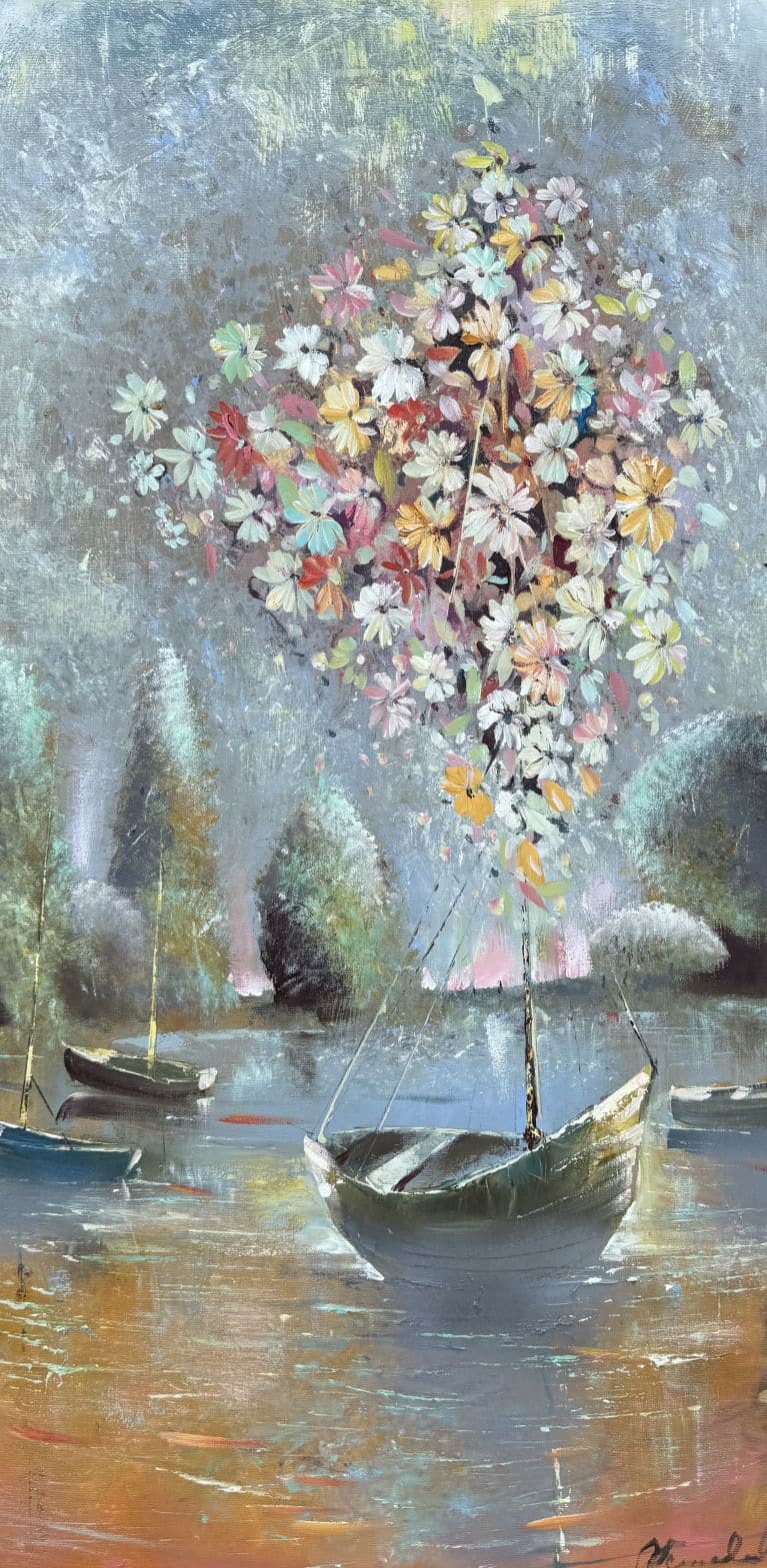 Burlaivis, 100x50