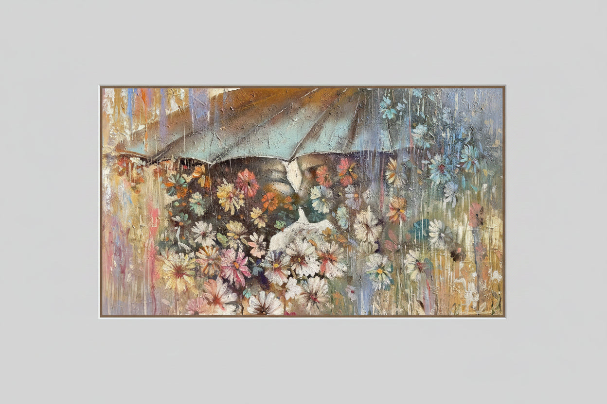 Gėlių lietus, 100x60