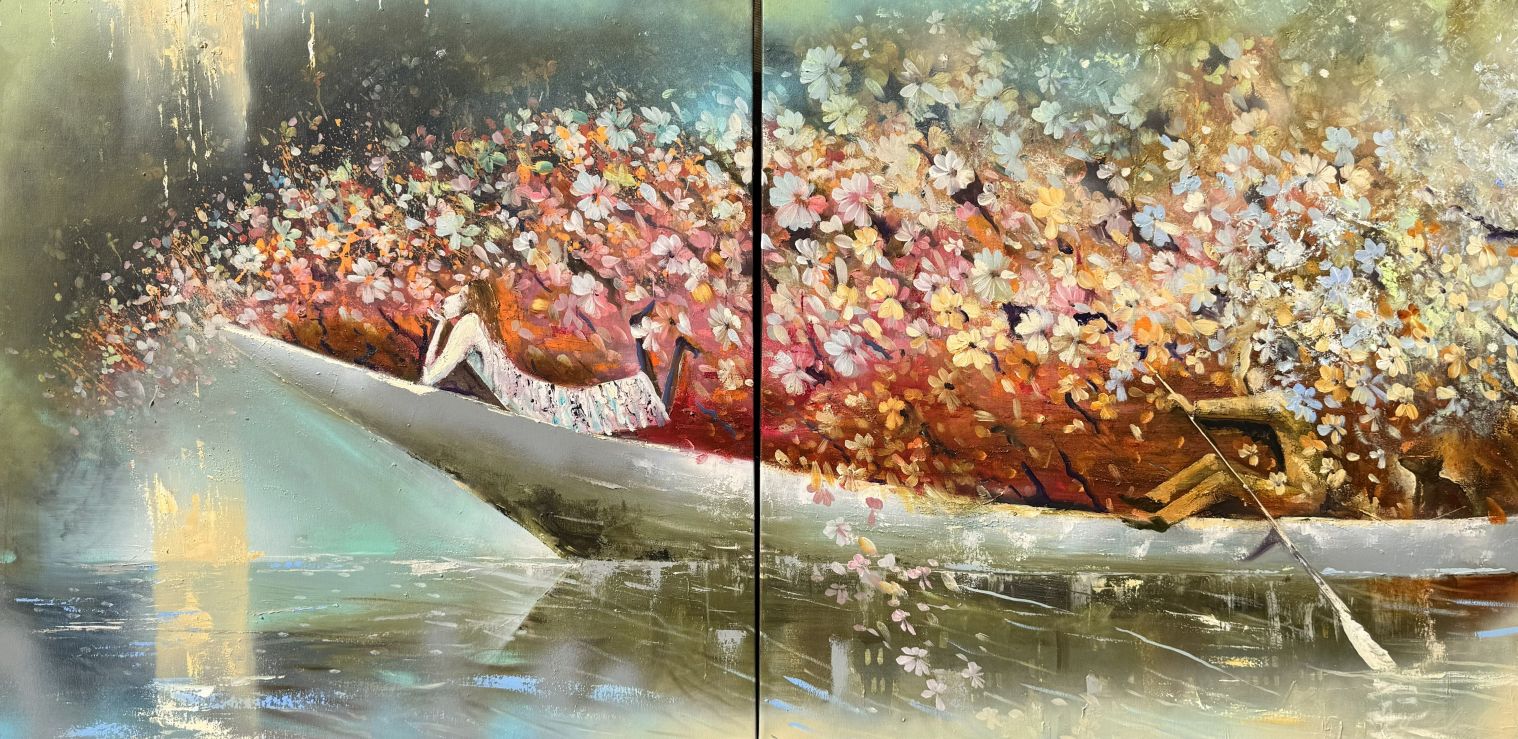Į šviesą, 150x70 (diptikas)
