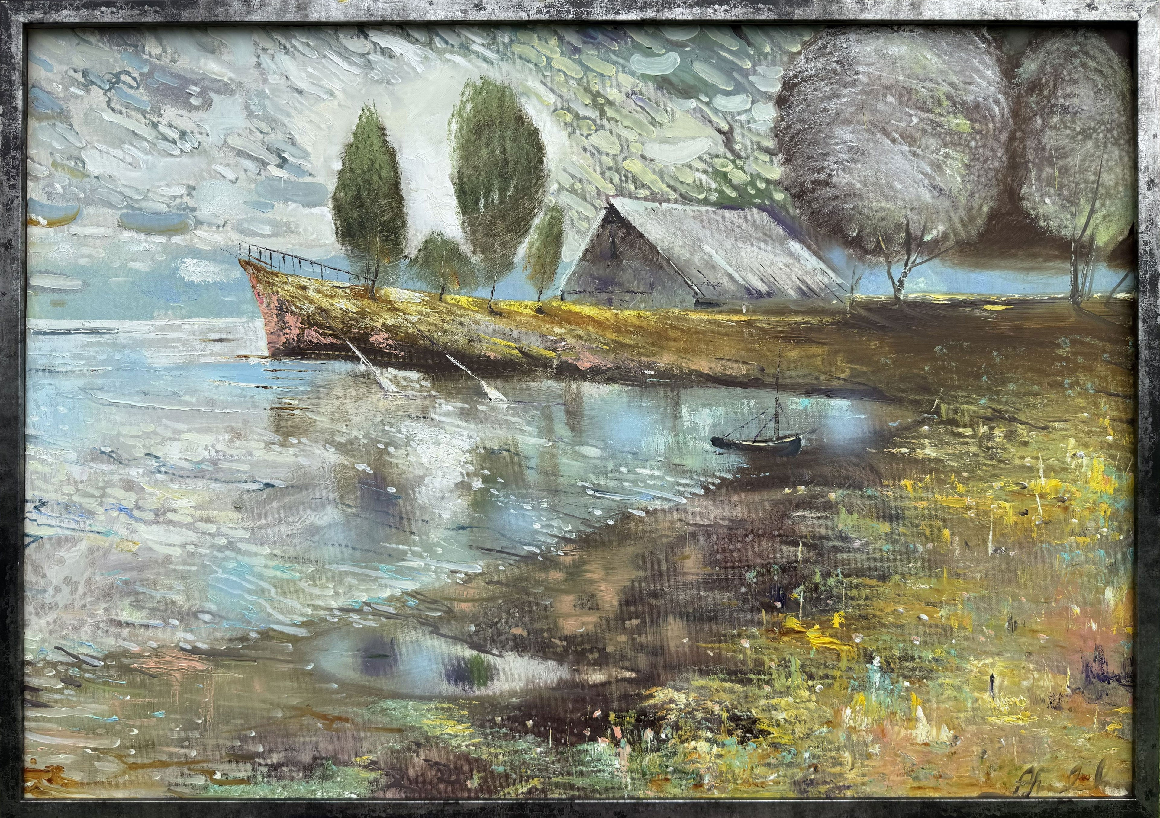 Kaimiškas vaizdelis, 100x70