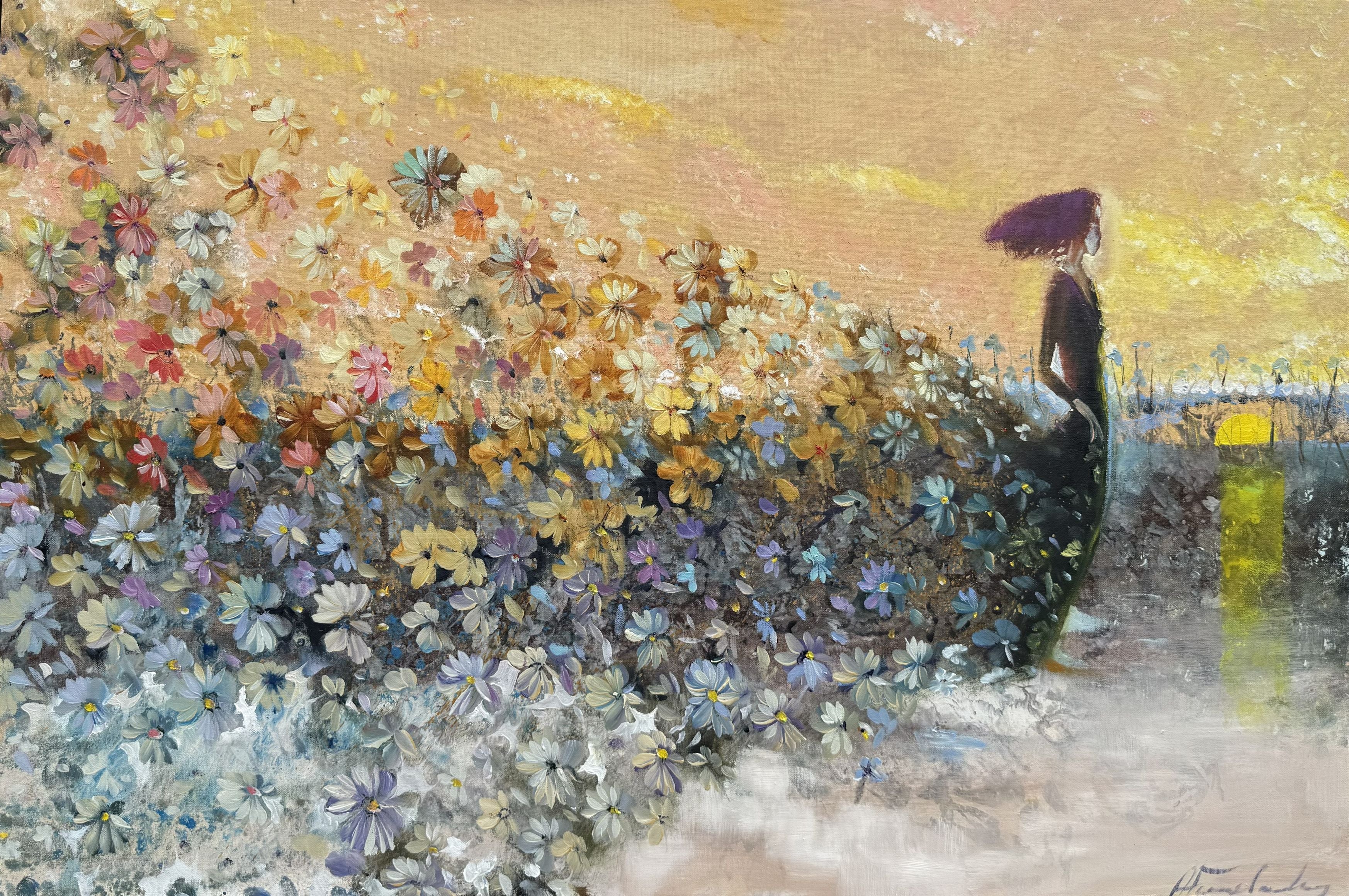 Kylanti saulė, 120x80