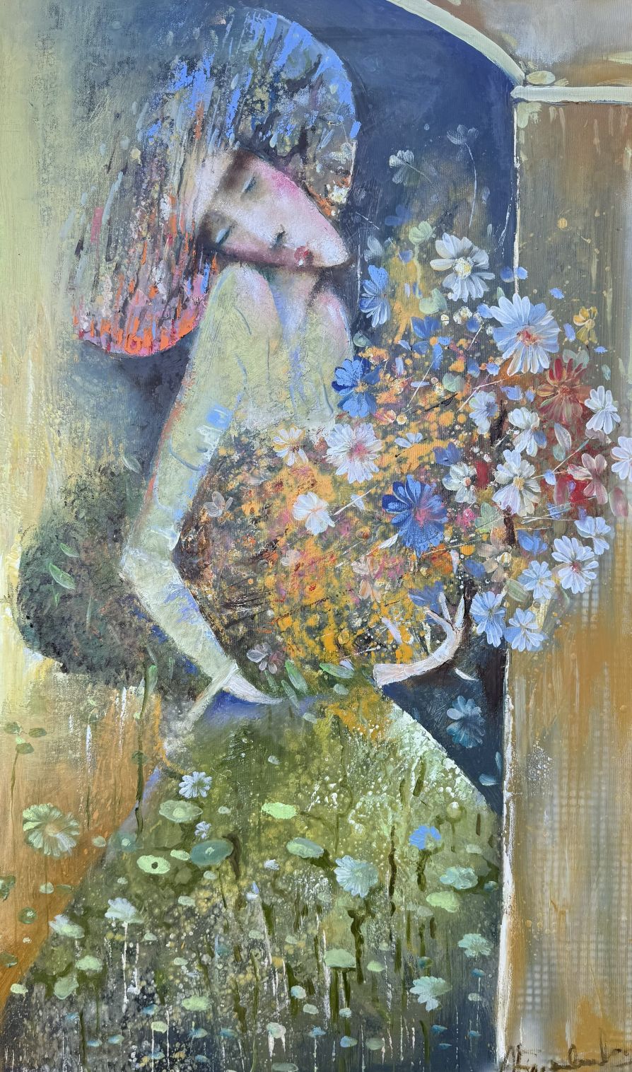 Lauko gėlės, 100x60