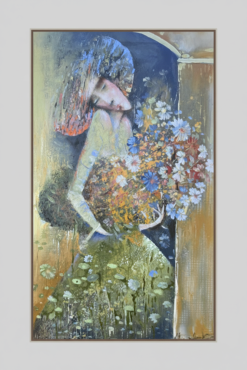 Lauko gėlės, 100x60
