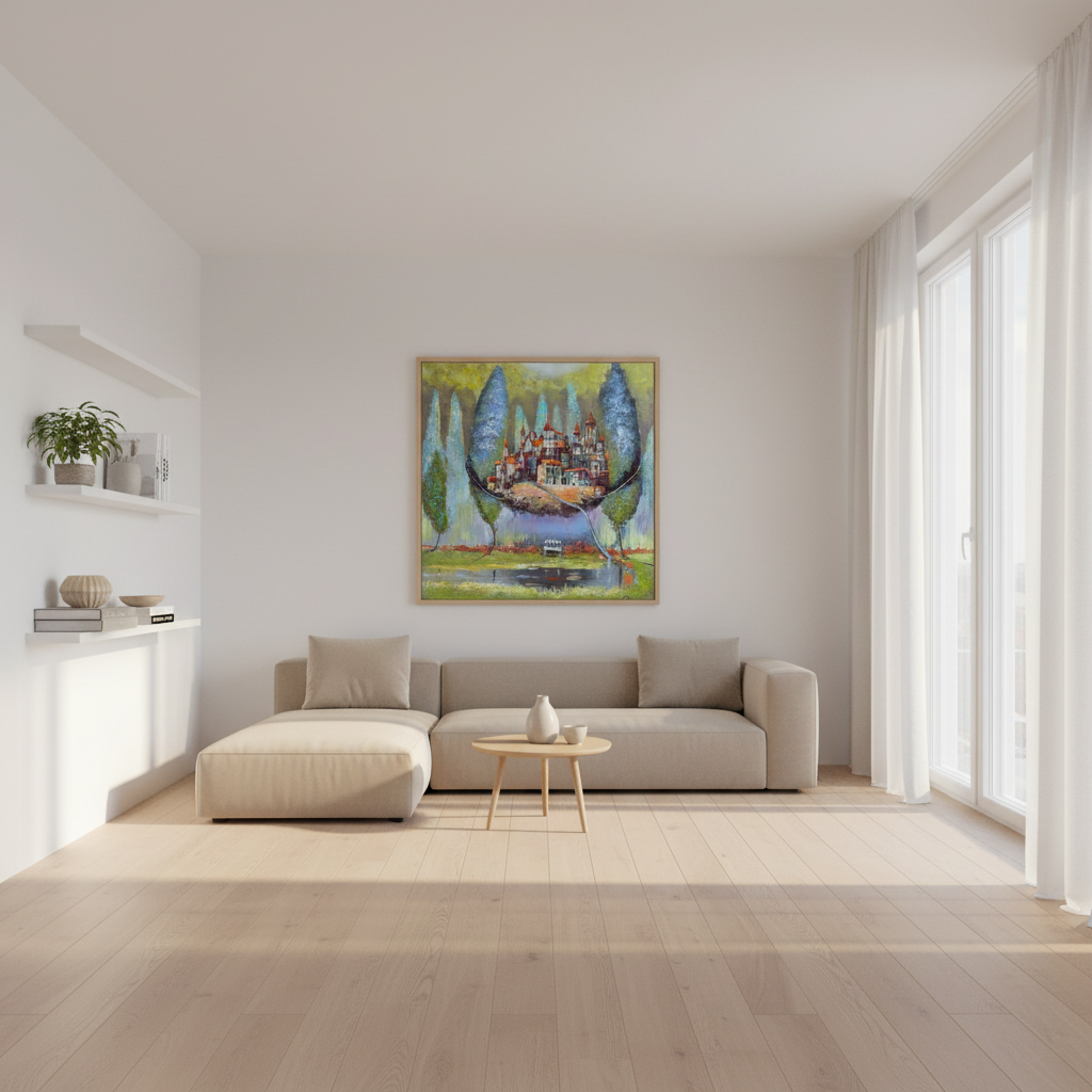 Miestelis, 90x90