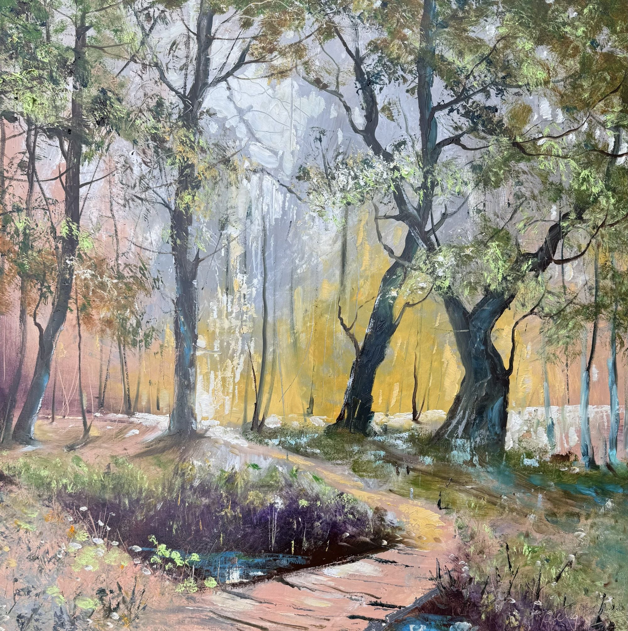 Peizažas, 80x80