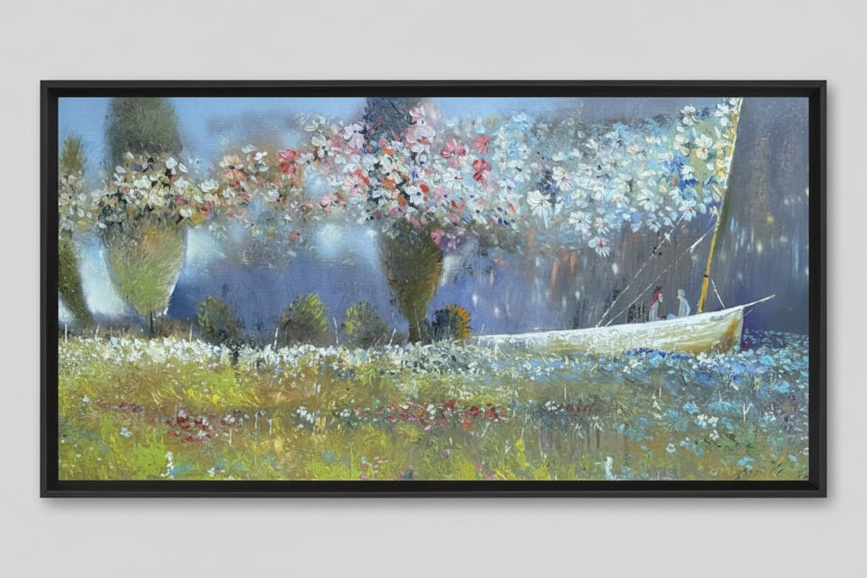 Pievų laivas, 120x60