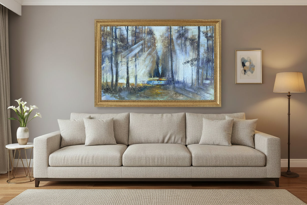 Plaukia laivelis palengva, 120x80