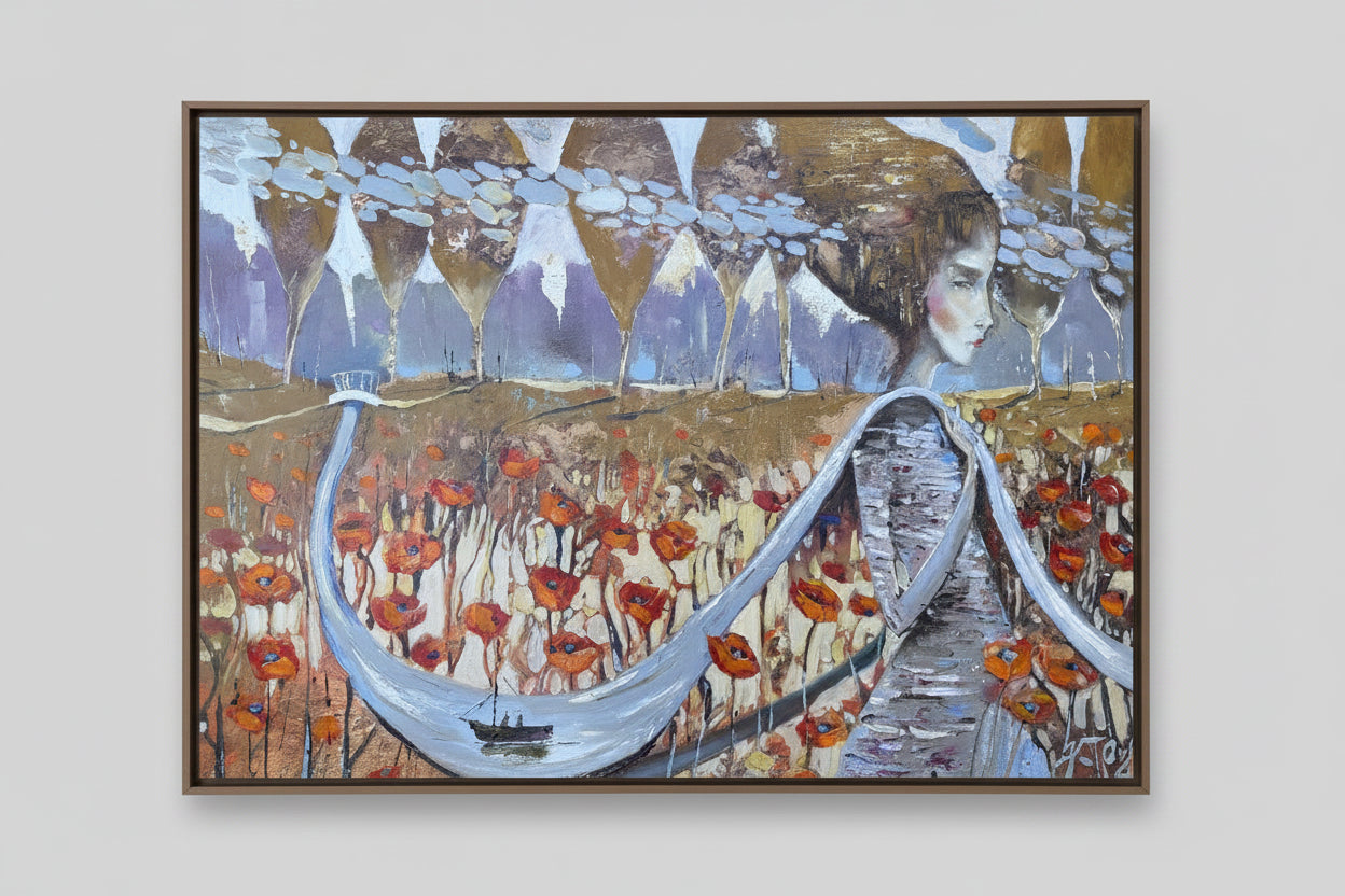 Prisimenu aguonų lauką, 100x70