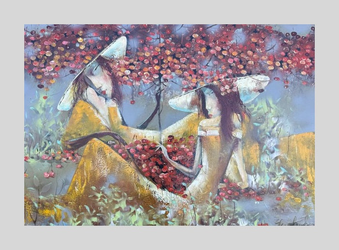 Prisirpę uogos, 100x70