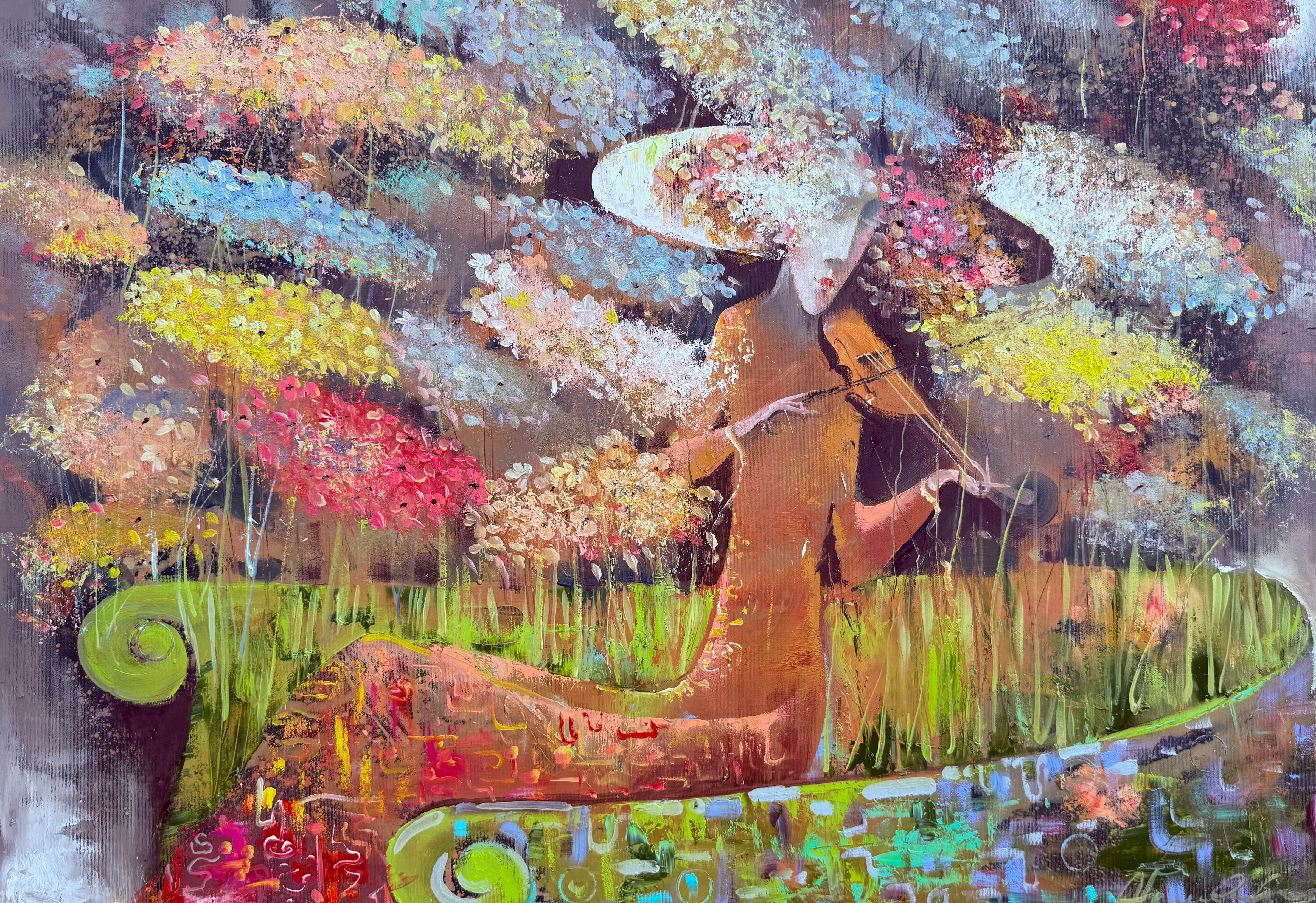Spalvota muzika, 100x70