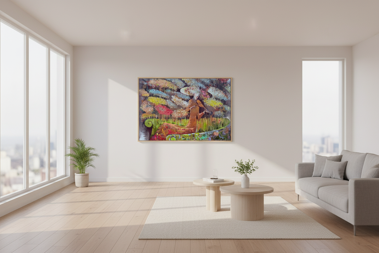 Spalvota muzika, 100x70