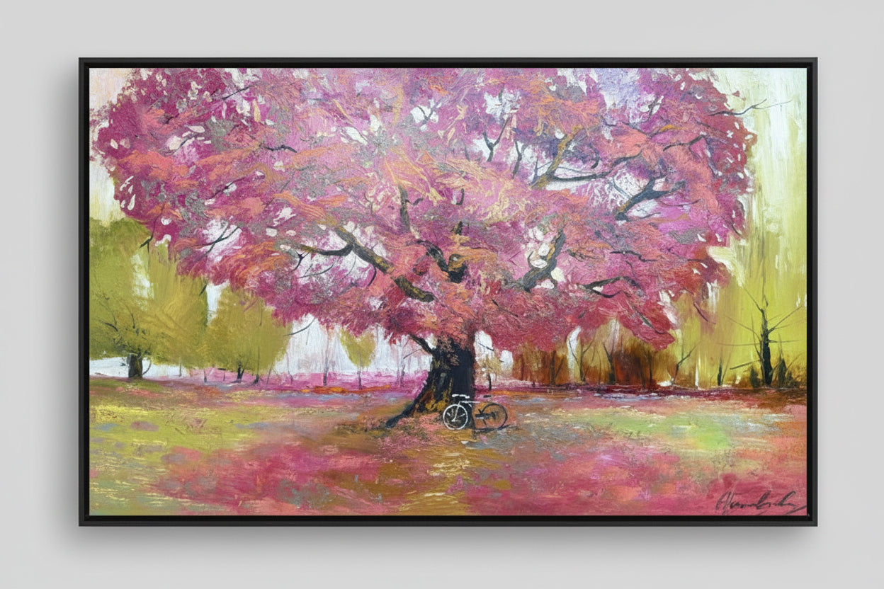 Su dviračiu, 100x60