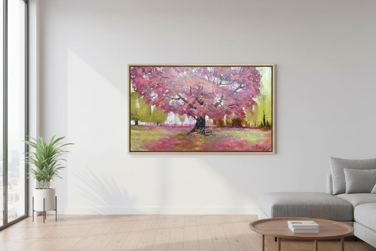Su dviračiu, 100x60