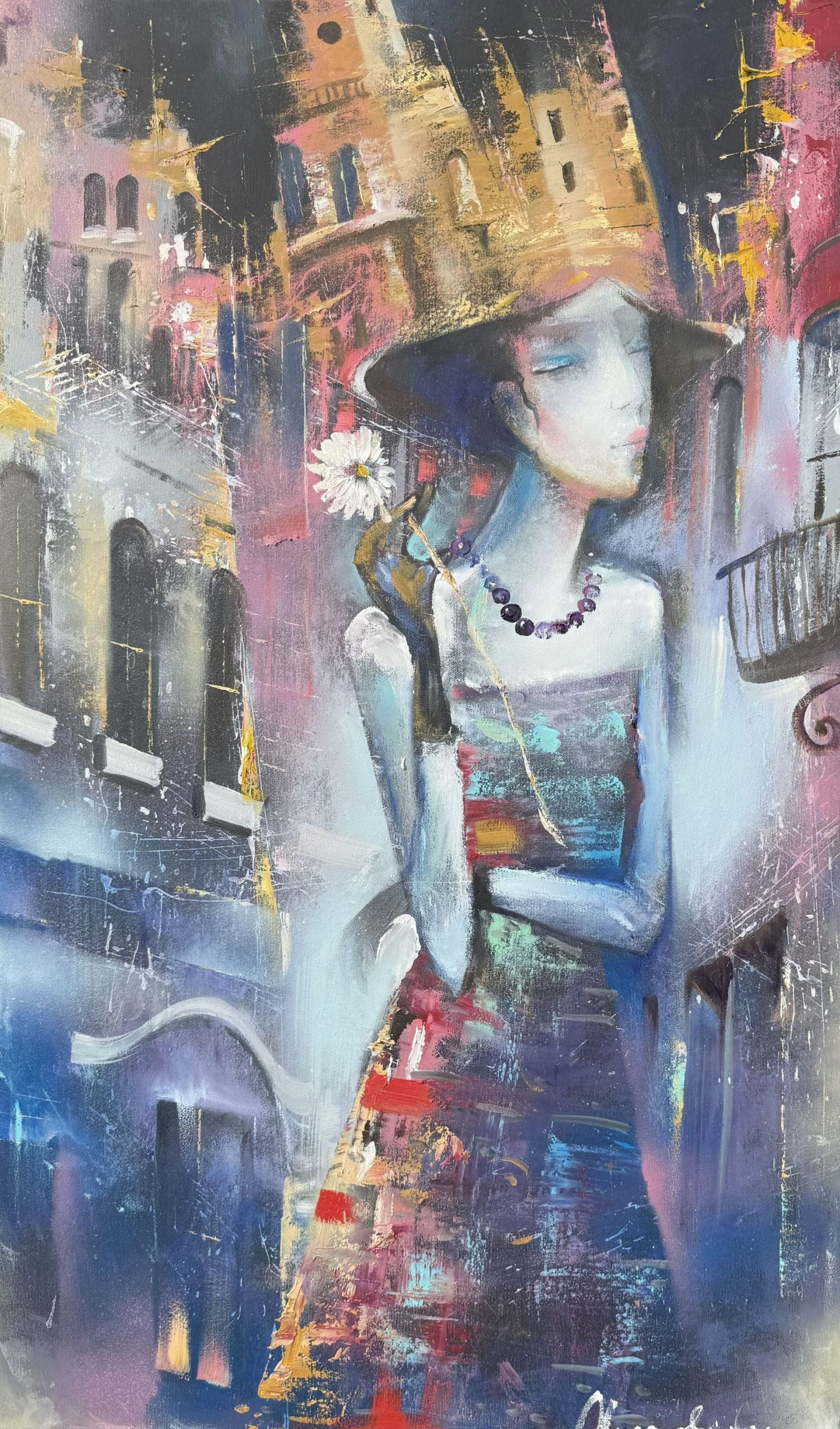 Vakaro vilionės, 100x60