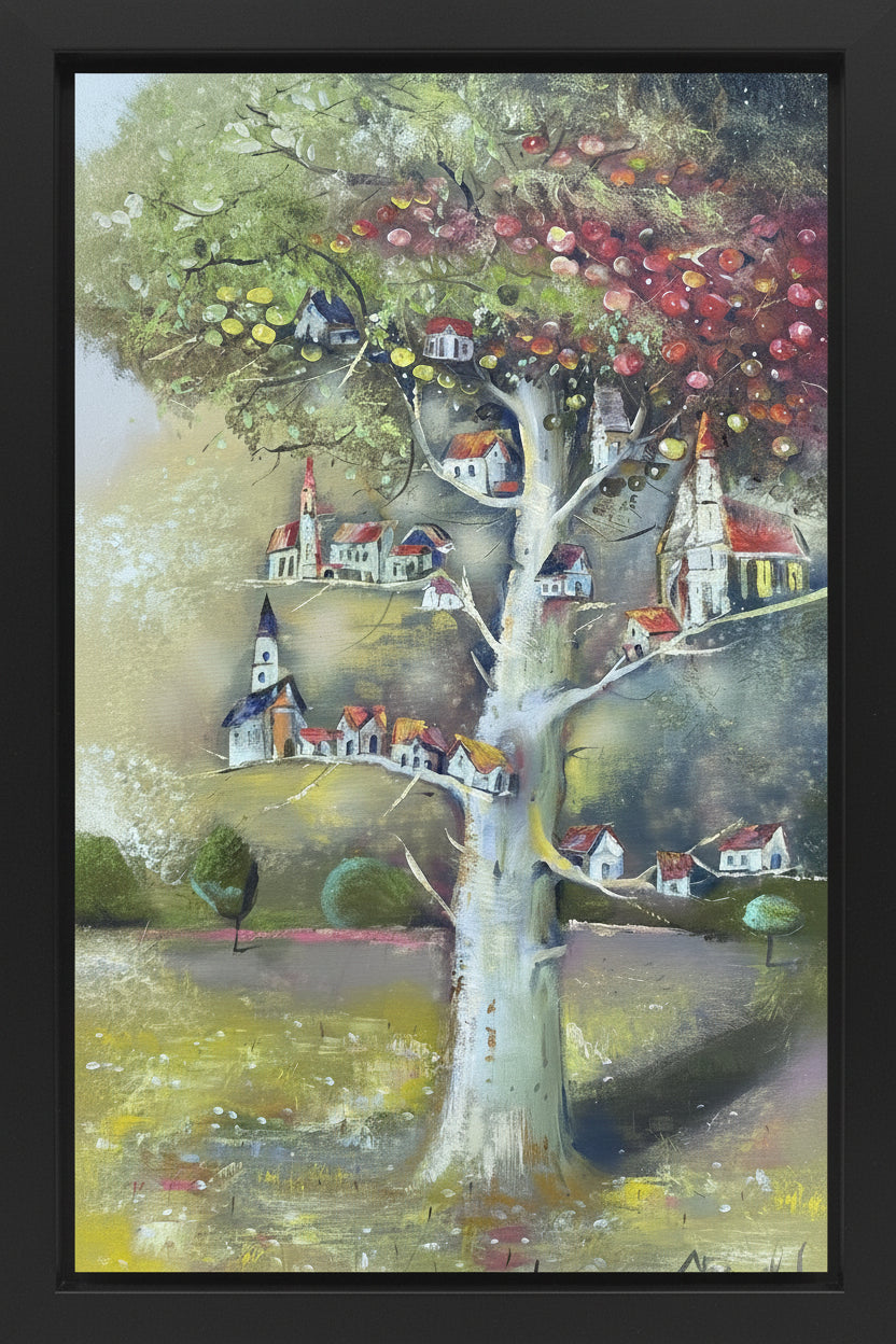 Vieno medžio šakos, 100x70