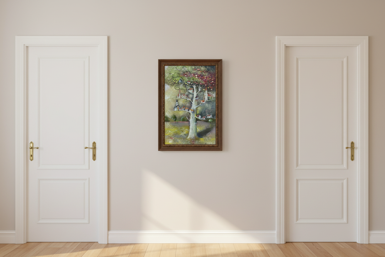 Vieno medžio šakos, 100x70