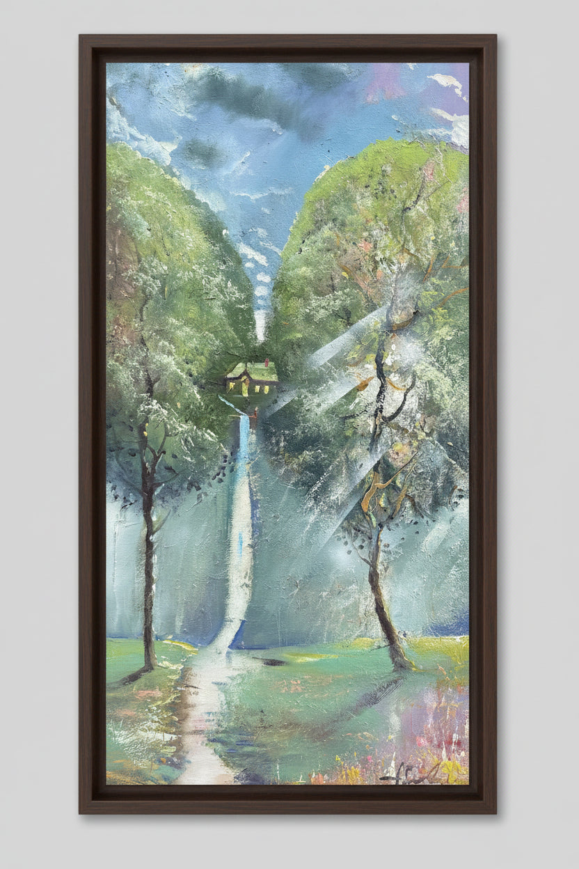 Žalias peizažas, 100x50